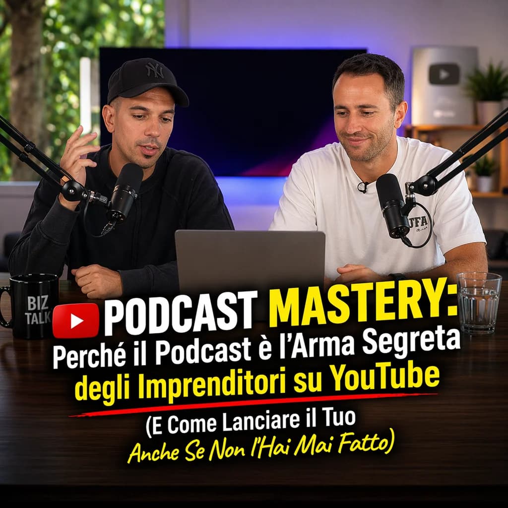 BONUS #2: Podcast Mastery: Perché il Podcast è l'Arma Segreta degli Imprenditori su YouTube (E Come Lanciare il Tuo Anche Se Non l'Hai Mai Fatto)